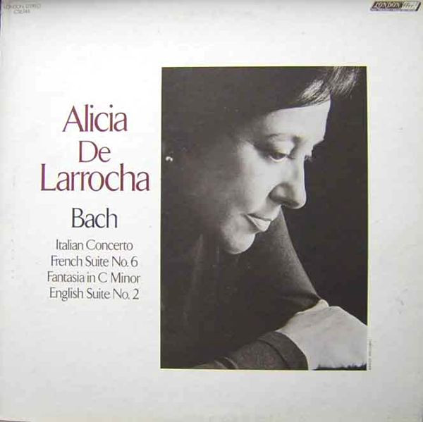 Italian Concerto / French Suite No. 6 / Fantasia In C Minor / English Suite No. 2