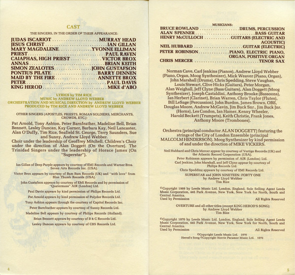 Jesus Christ Superstar - A Rock Opera