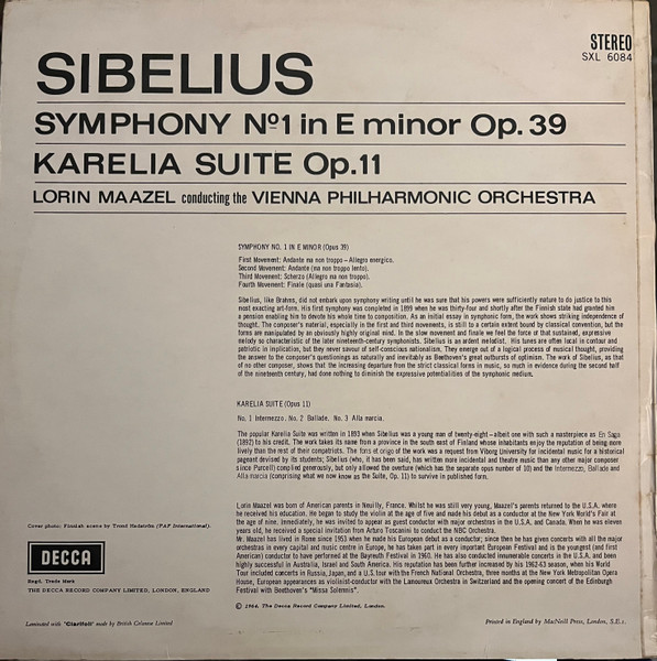 Symphony No. 1 / Karelia Suite