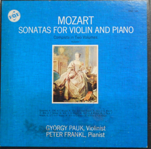 Sonatas For Violin And Piano - Complete In Two Volumes - Volume 1