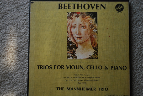 Trios For Violin, Cello, & Piano (Vol. 1)