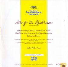 32 Variationen C-moll &bull; Andante Favori F-dur &bull; Albumblatt "F&uuml;r Elise" A-moll &bull; Sechs Bagatellen Op. 126 &bull; Ecossaisen Es-dur