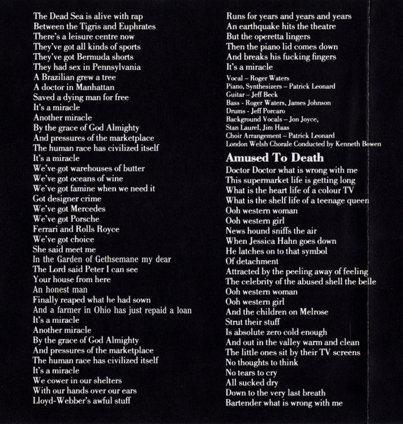 Amused To Death