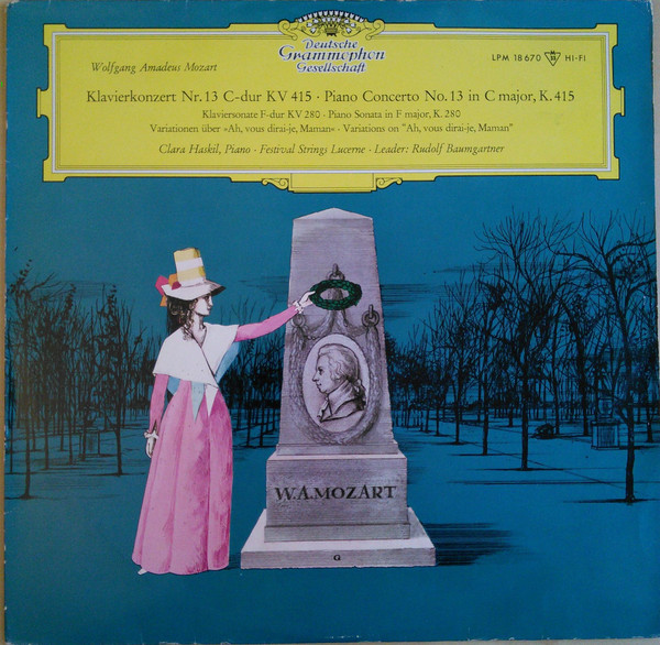Klavierkonzert Nr. 13 C-Dur KV 415 = Piano Concerto No. 13 In C-Major, K. 415 - Klaviersonate F-Dur KV 280 = Piano Sonata In F Major, K. 280 - Variationen &Uuml;ber &raquo;Ah, Vous Dirai-Je, Maman&laquo; = Variations On "Ah, Vous Dirai-Je, Maman"