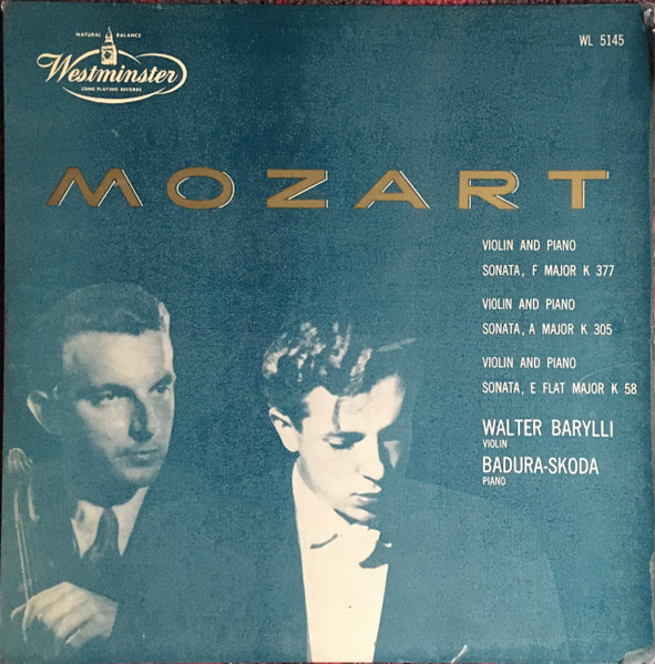 Violin And Piano Sonata, F Major K 377 / Violin And Piano Sonata, A Major K 305 / Violin And Piano Sonata, E Flat Major K 58