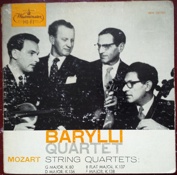 String Quartets: G Major K.80 / B Flat Major, K.136 / D Major K.137 / F Major K.138