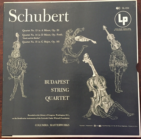 Quartet N. 13 In A Minor, Op. 29 / Quartet No. 14 In D Minor, Op. Posth. "Death And The Maiden" / Quartet No. 15 In G Major, Op. 161