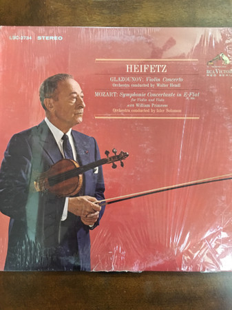 GLAZOUNOV: Violin Concerto / MOZART: Symphonie Concertante in E-Flat (K. 364) for Violin and Viola