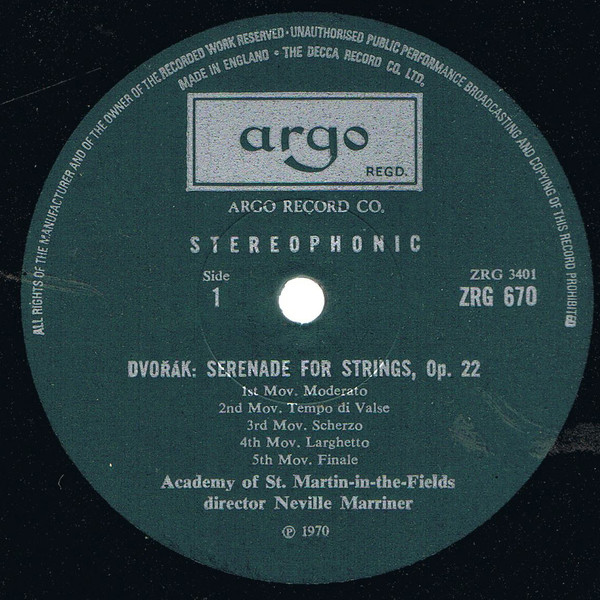 Serenade For Strings / Holberg Suite