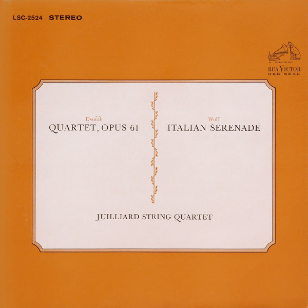 Quartet, Opus 61 / Italian Serenade