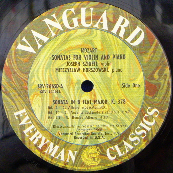 The Fifteen Sonatas for Violin and Piano, Vol II