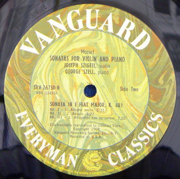 The Fifteen Sonatas for Violin and Piano, Vol II