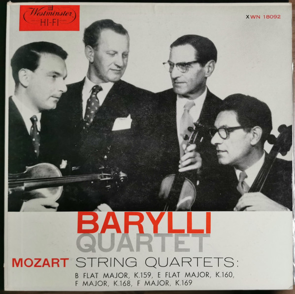 String Quartets: B Flat Major, K.159 / E Flat Major, K.160 / F Major, K.168 / F Major K.169