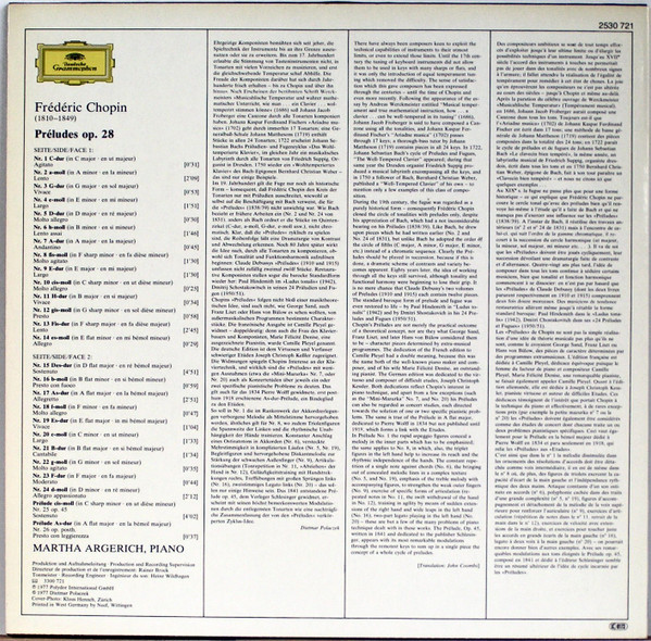 24 Pr&eacute;ludes, Op.28 &middot; Pr&eacute;ludes Nr.25, Op.45 &middot; Nr.26, Op. Posth.