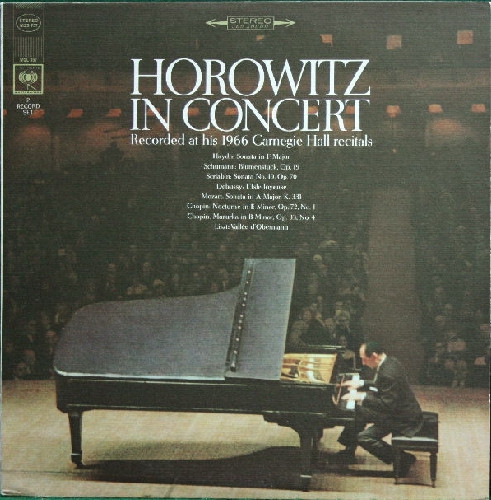 Horowitz In Concert (Recorded At His 1966 Carnegie Hall Recitals)