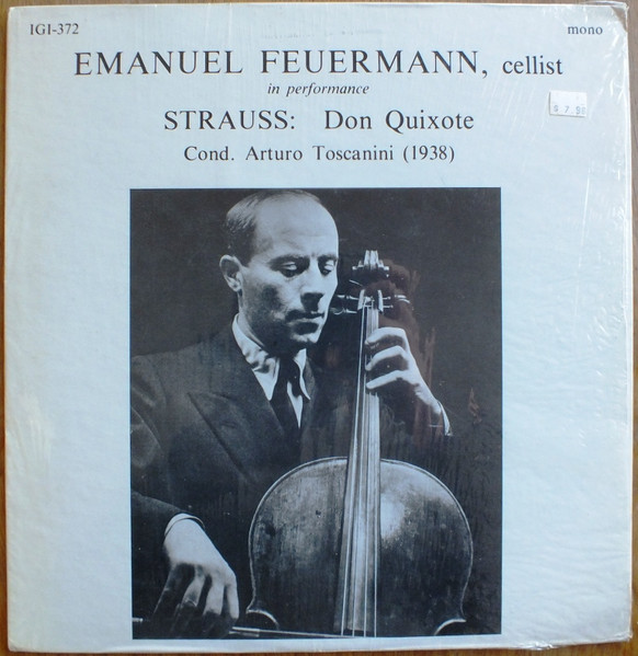 Emanuel Feuermann, Cellist In Performance:  Don Quixote