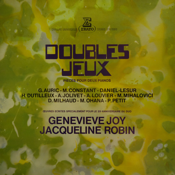 Doubles Jeux - Pi&egrave;ces Pour Deux Pianos