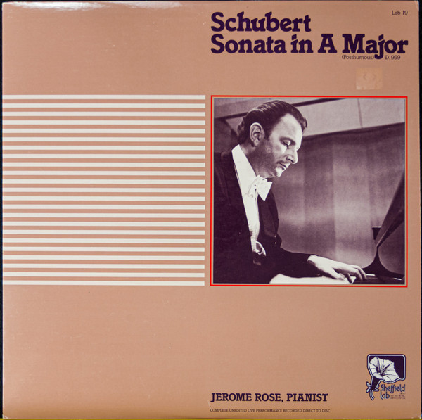 Sonata In A Major (Posthumous) D. 959