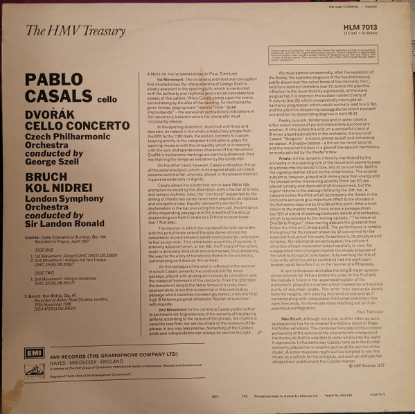 Cello Concerto / Kol Nidrei