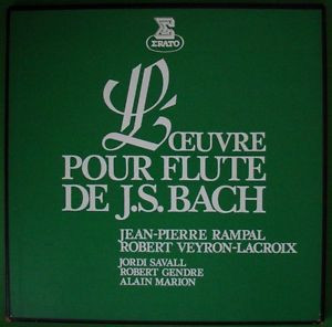 L'Oeuvre Pour Fl&ucirc;te De J.S. Bach