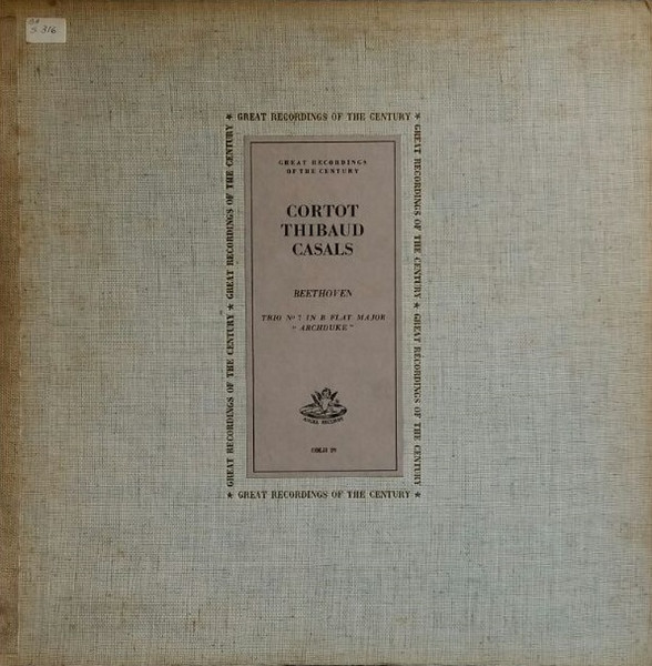 Trio No. 7 In B Flat Major "Archduke"
