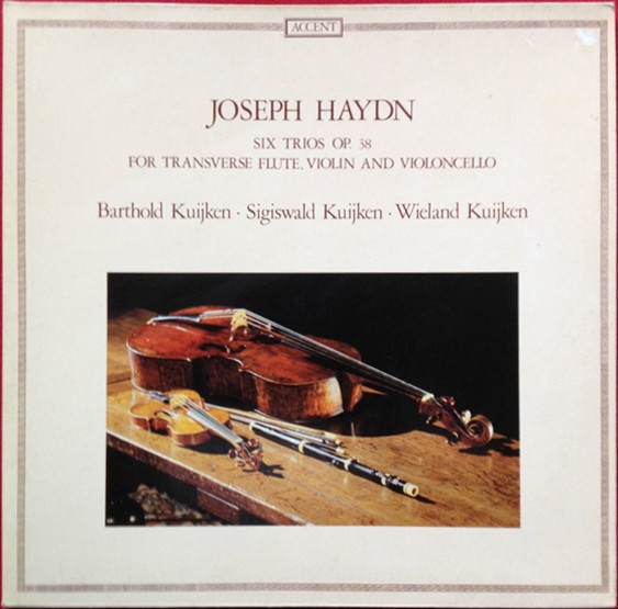 Six Trios Op. 38 For Transverse Flute, Violin And Violoncello