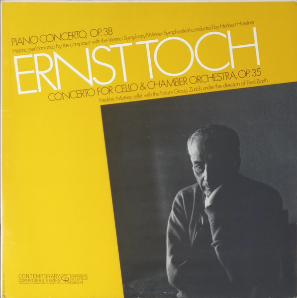 Piano Concerto, Op. 38 / Concerto for Cello and Chamber Orch, Op. 35