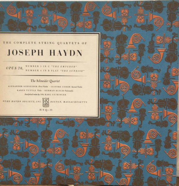 Opus 76, Number 3 In C ''The Emperor'' / Number 4 In B Flat ''The Sunrise''