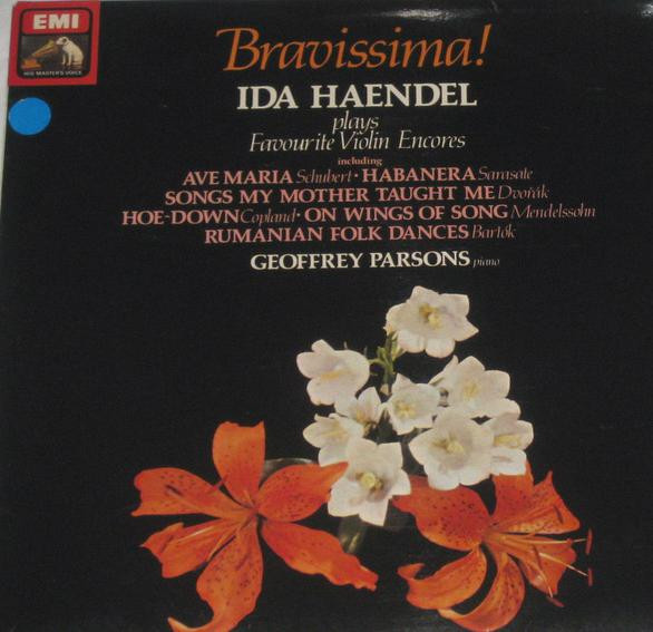 Ida Haendel Plays Favourite Violin Encores. Bravissima !