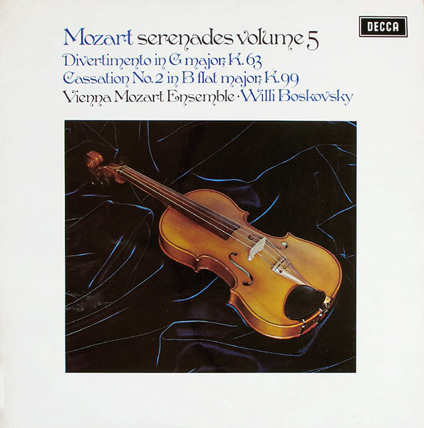 Serenades Volume 5 (Divertimento In G Major, K.63 / Cassation No.2 In B Flat Major, K.99)
