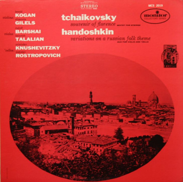 Souvenir Of Florence / Variations On A Russian Folk Theme
