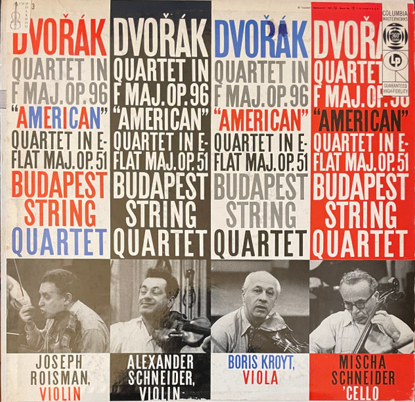 Quartet In F Maj. Op. 96 "American" / Quartet In E-flat Maj. Op. 51