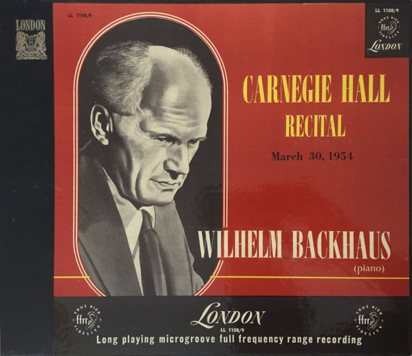 Carnegie Hall Recital (March 30, 1954)