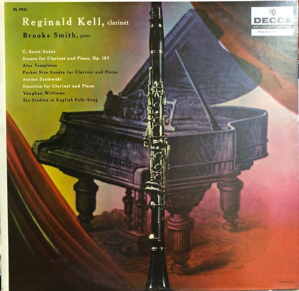 Sonata For Clarinet And Piano, Op. 167 / Pocket Size Sonata For Clarinet And Piano / Sonatina For Clarinet And Piano / Six Studies In English Folk-Song