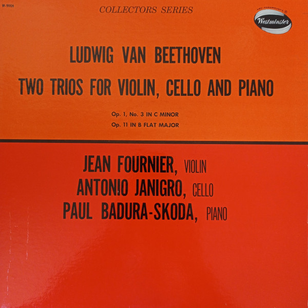 Two Trios For Violin, Cello And Piano