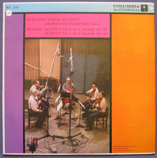 Quintet No. 1 In F Major, Op. 88 / Quintet No. 2 In G Major, Op. 111