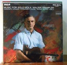 Music for Solo Viola/Walter Trampler
