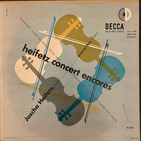 Heifetz Concert Encores
