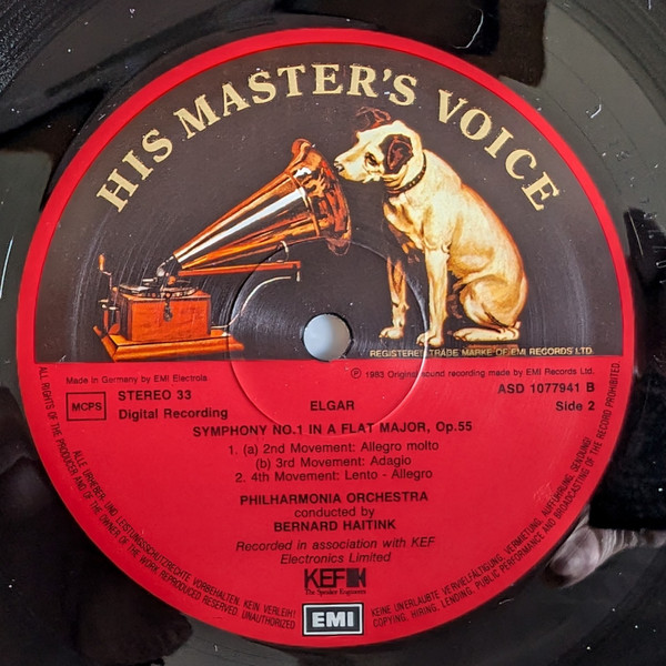 Elgar Symphony No. 1 In A Flat