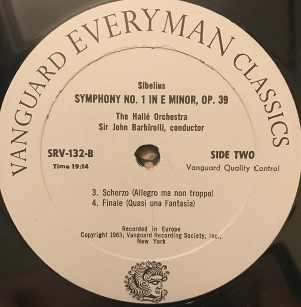 Symphony No. 1 In E Minor, Op. 39