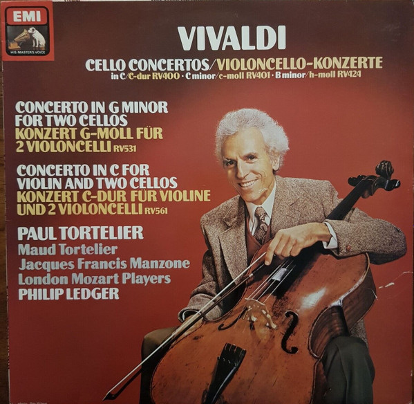 Cello Concertos In C RV400 &bull; C Minor RV401 &bull; B Minor RV424 / Concerto In G Minor For Two Cellos RV531 / Concerto In C For Violin And Two Cellos RV561