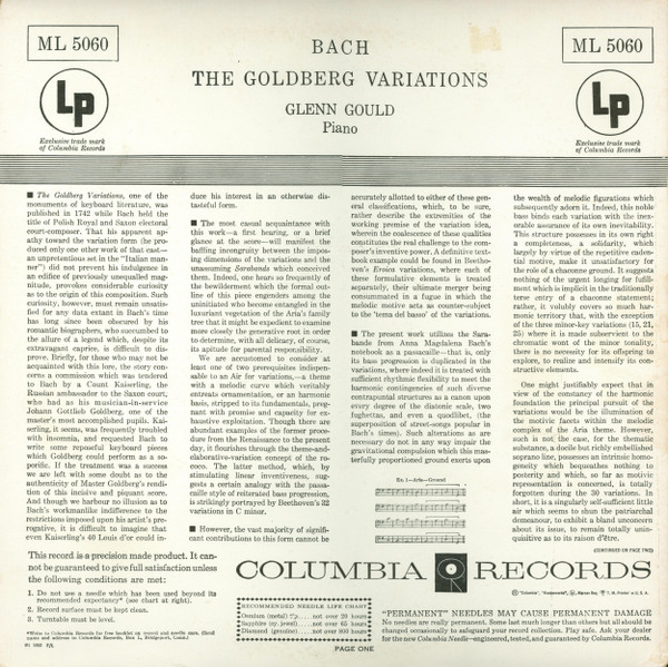 The Goldberg Variations