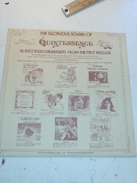 A Quintessence Sampler From The First Release "Critic's Choice"