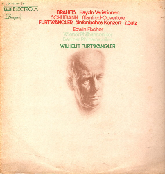 Haydn-Variationen / Manfred-Ouvert&uuml;re / Sinfonisches Konzert 2.Satz