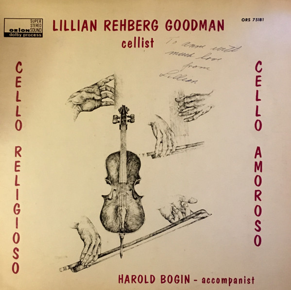 Cello Religioso/Cello Amoroso