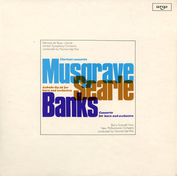 Clarinet Concerto / Aubade Op.28 For Horn And Orchestra / Concerto For Horn And Orchestra