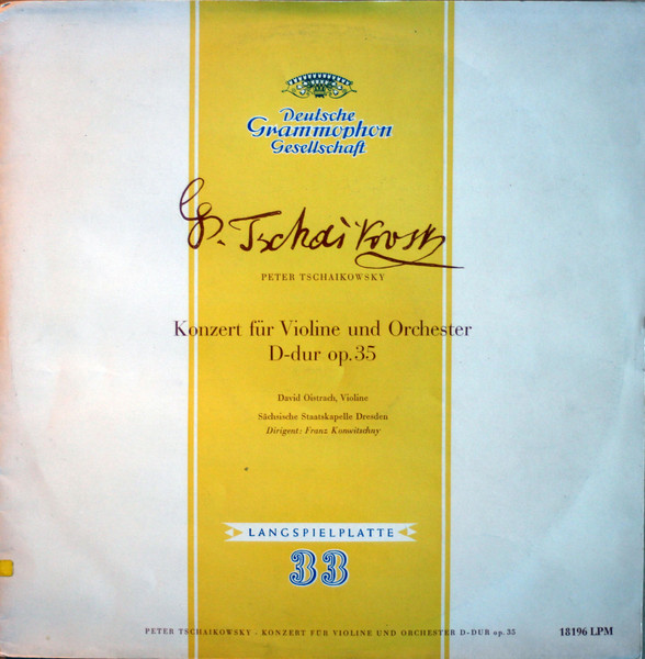 Konzert F&uuml;r Violine Und Orchester D-dur Op. 35