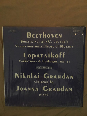 Beethoven: Sonata No. 4 in C / Lopatnikoff: variations & epilogue