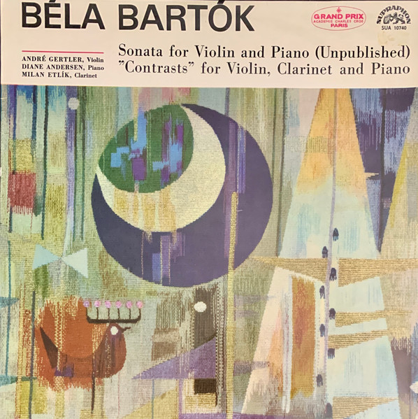 Sonata For Violin And Piano (Unpublished) / "Contrasts" For Violin, Clarinet And Piano