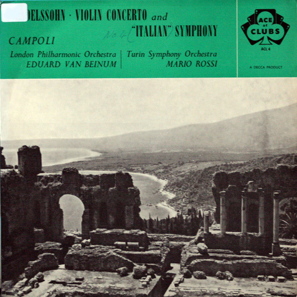 Violin Concerto And "Italian" Symphony